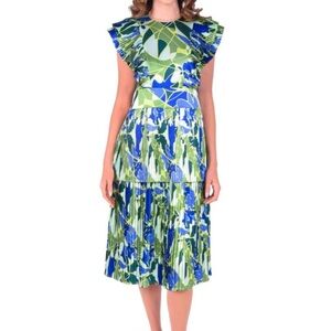 Emily McCarthy Holly Chloe pleated cocktail Dress
